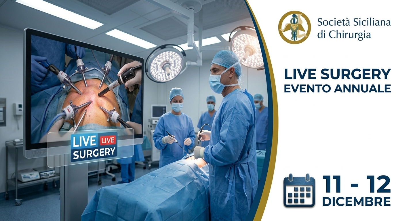 Live Surgery — evento annuale della Società Siciliana di Chirurgia, 11-12 dicembre 2026